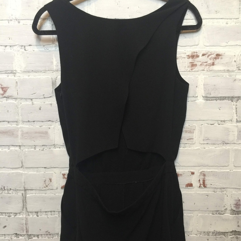 Draped Open Back Romper